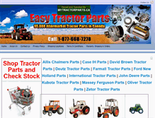 Tablet Screenshot of easytractorparts.ca